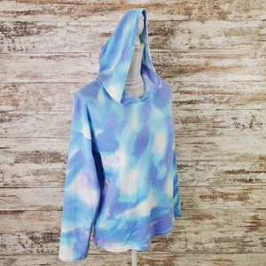 Ceny Blue Long Sleeve Hoodie Pullover Sweater Size Small